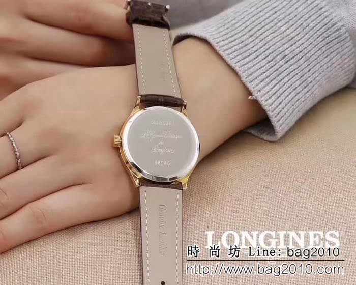 LONGINES浪琴 銷量冠軍 精緻情侶對表 WSS2436